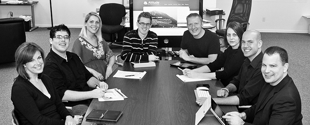 The Altitude Team - Gwen, Jeremy, Chelsea, Justin, Stan, Liesel, Andy, and Andrew